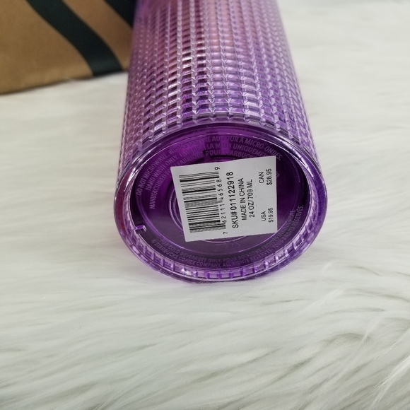 Starbucks Summer 2021 Berry Pink Purple Red Grid Venti Cold Tumbler Cup - Picture 3 of 6